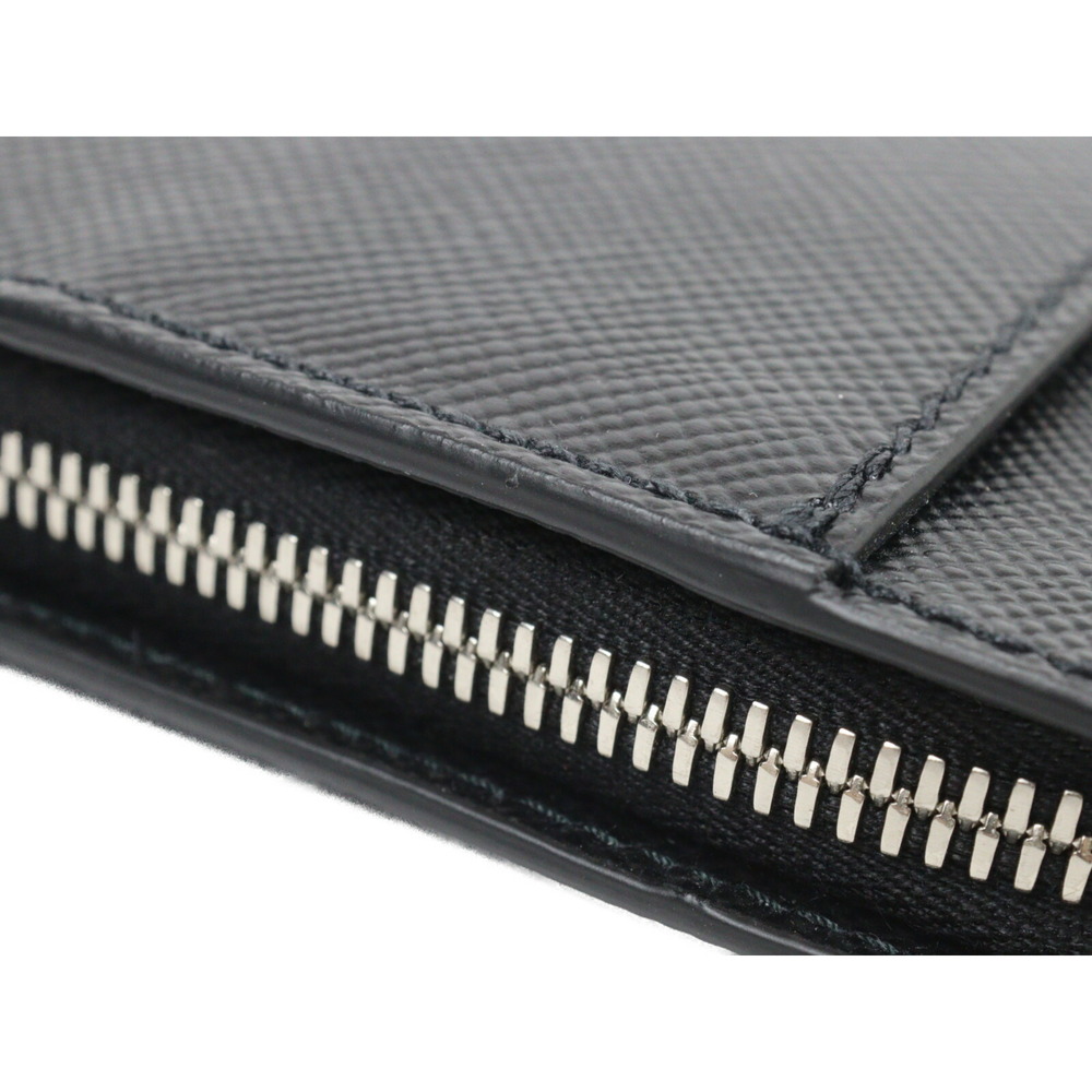 PRADA Clutch Bag Black Leather - Picture 6 of 7
